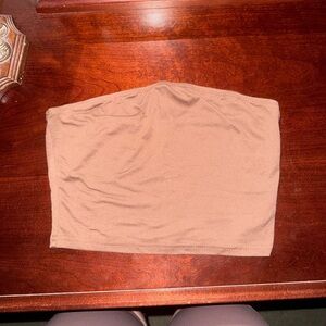 SHEIN Tan Women's strapless top